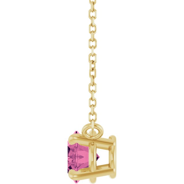 14k-yellow-natural-pink-tourmaline-18"-necklace
