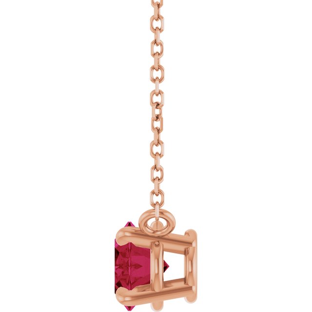 14k-rose-gold-lab-grown-ruby-18"-necklace