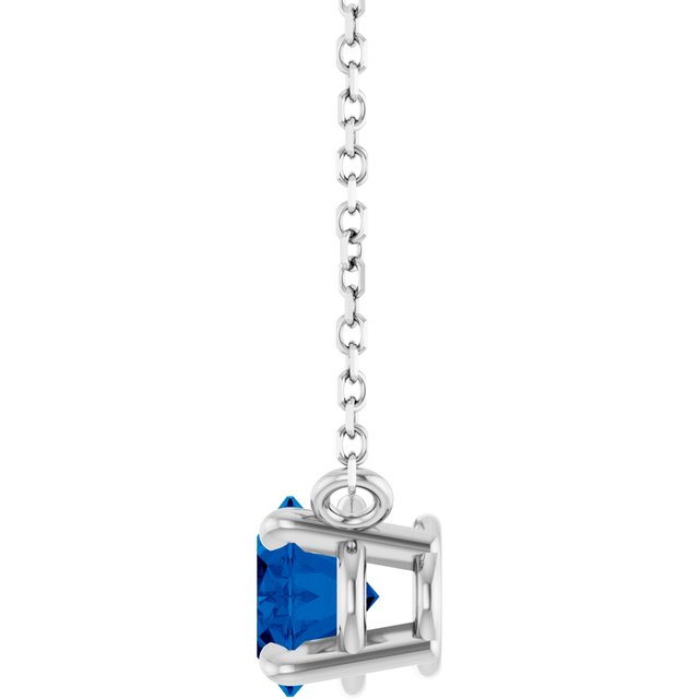 14k-white-gold-lab-grown-blue-sapphire-18"-necklace