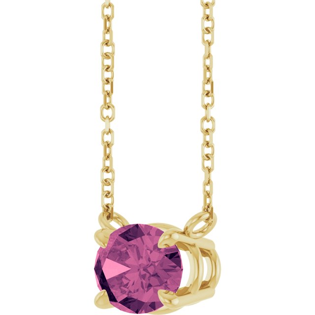 14k-yellow-natural-pink-tourmaline-18"-necklace