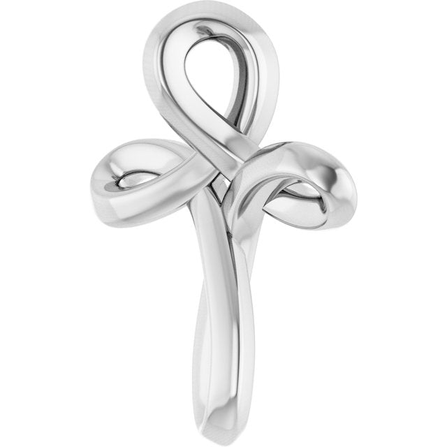 14k-white-freeform-cross-pendant