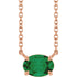 14k-rose-lab-grown-emerald-18"-necklace