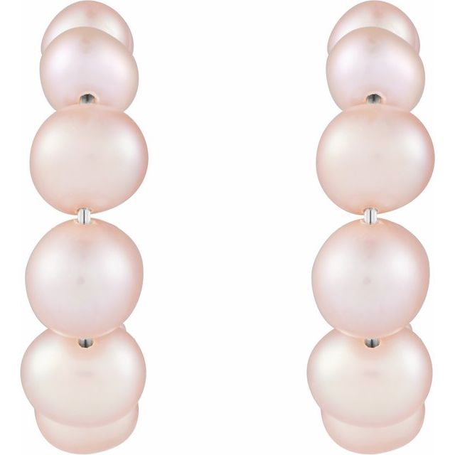 sterling-silver-cultured-pink-freshwater-pearl-hoop-earrings