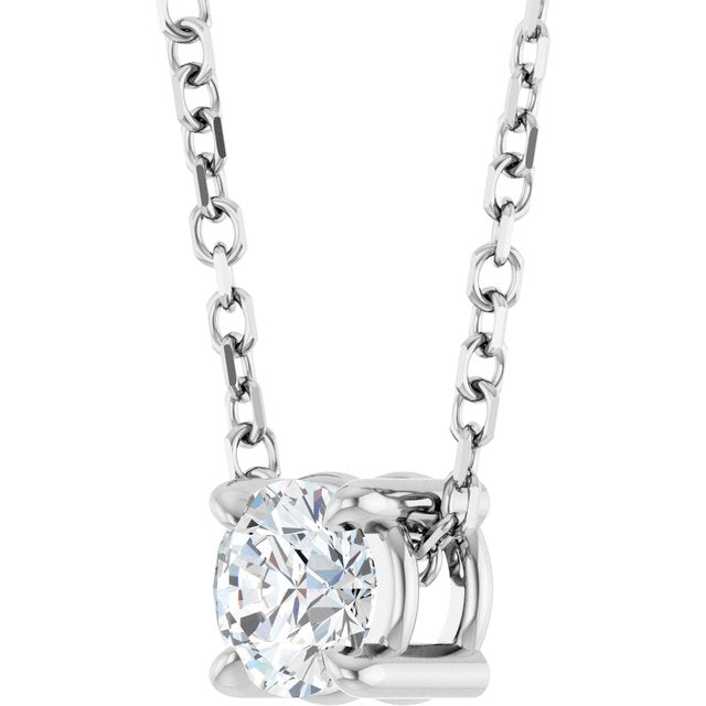 14k-white-1/5-ct-natural-diamond-16-18"-necklace