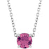 sterling-silver--natural-pink-tourmaline-16-18"-necklace