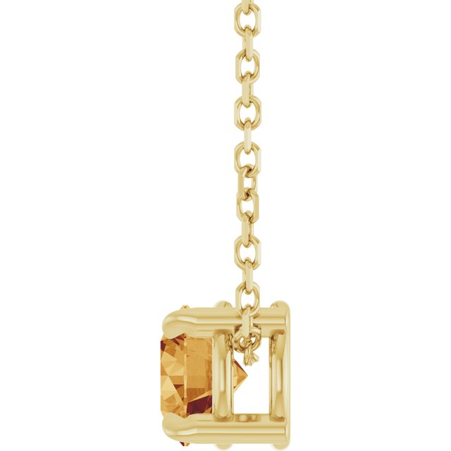 14k-yellow--natural-citrine-16-18"-necklace