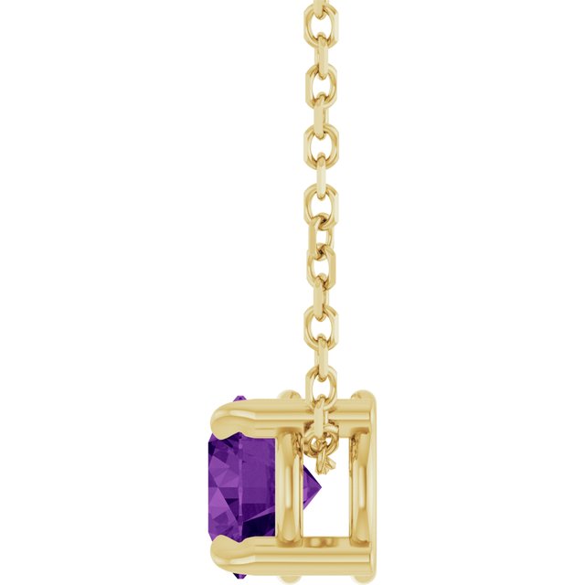 14k-yellow--natural-amethyst-16-18"-necklace