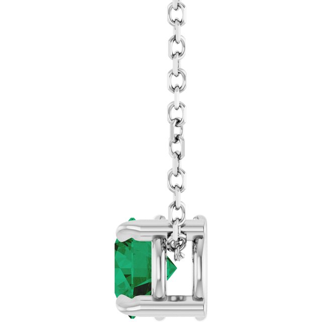 sterling-silver--lab-grown-emerald-16-18"-necklace