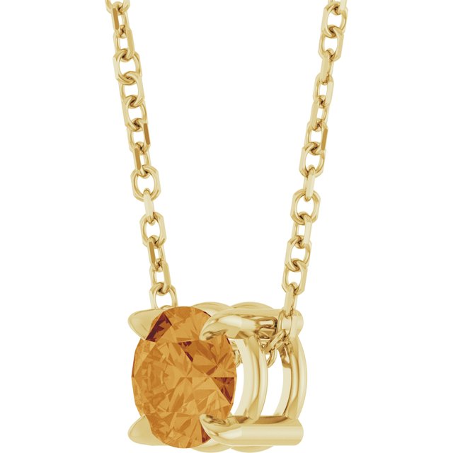 14k-yellow--natural-citrine-16-18"-necklace