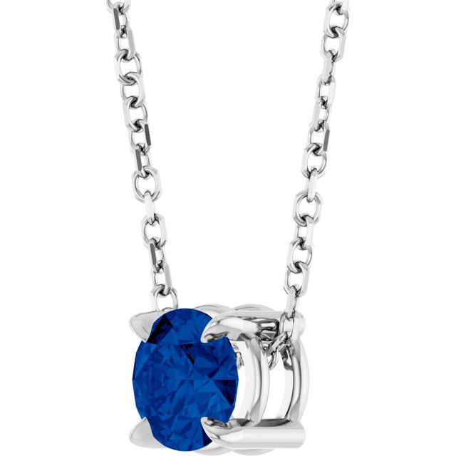 sterling-silver--natural-blue-sapphire-16-18"-necklace