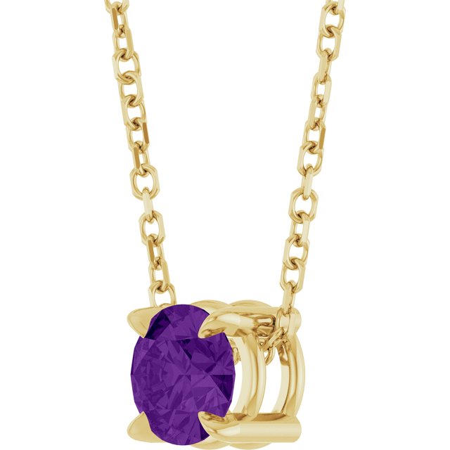14k-yellow--natural-amethyst-16-18"-necklace