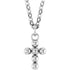 14k-white-beaded-cross-18"-necklace
