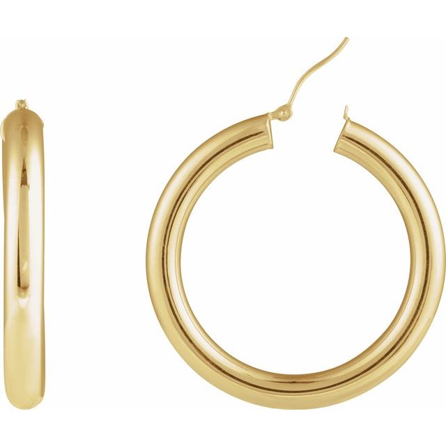 14k-yellow-gold-round-tube--hoop-earrings