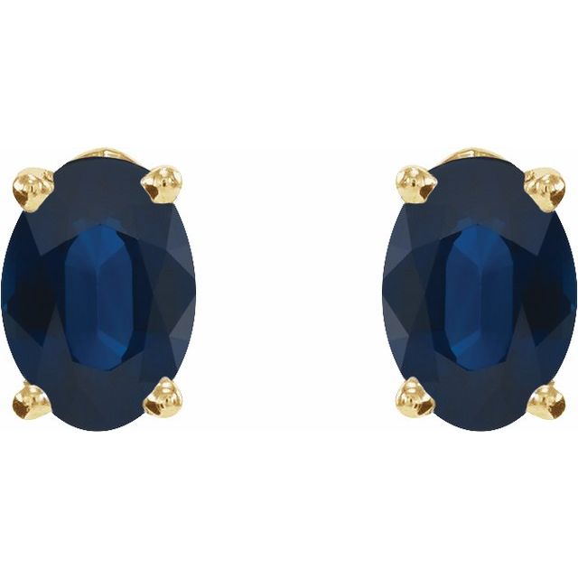 14k-yellow-lab-grown-blue-sapphire-earrings