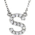 sterling-silver-accented-initial-e-16"-necklace-mounting