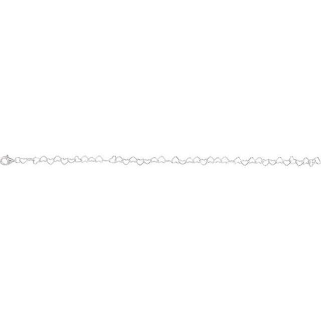 sterling-silver--heart-7-1/4"-chain
