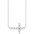 sterling-silver-1/4-ctw-natural-diamond-sideways-cross-18"-necklace