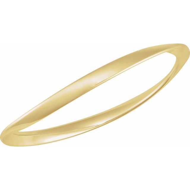 14k-yellow-wavy-bangle-7-1/2"-bracelet