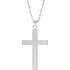 14k-white--cross-18"-necklace