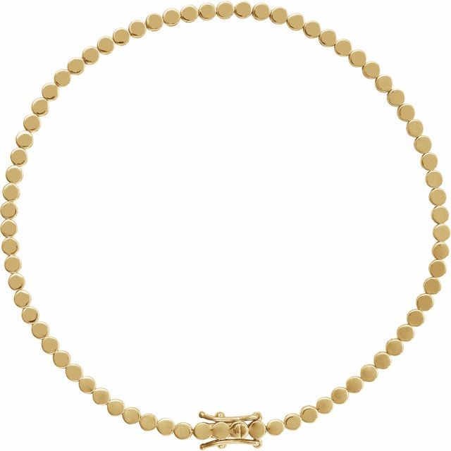 14k-yellow-geometric-line-7"-bracelet