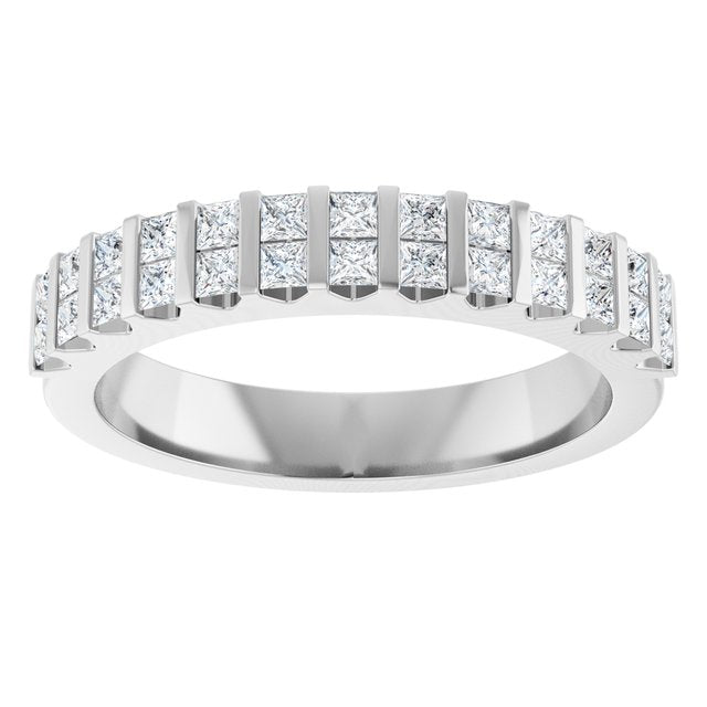 platinum-1/2-ctw-lab-grown-diamond-anniversary-band