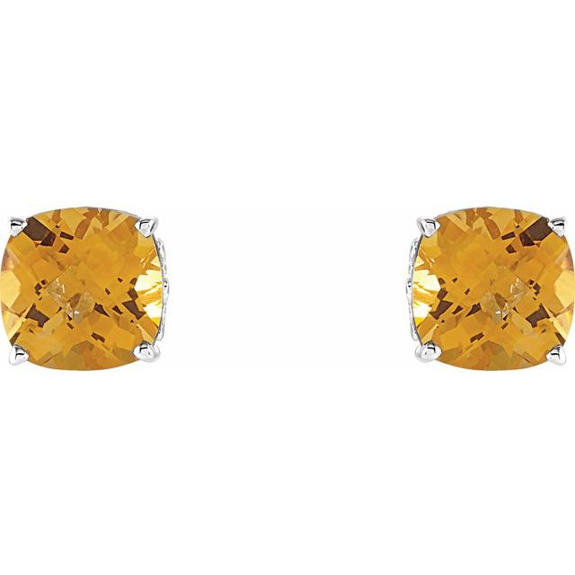 sterling-silver--cushion-natural-citrine-earrings