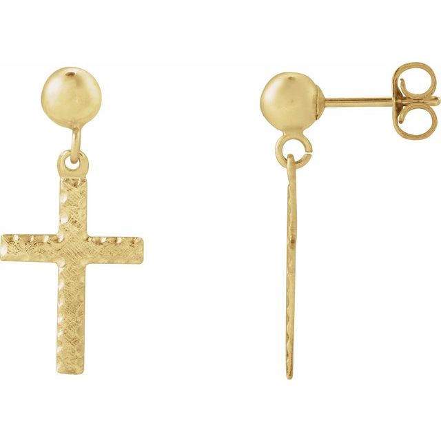 14k-yellow--cross-earrings