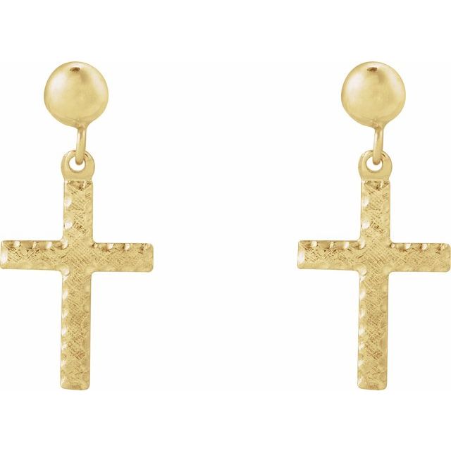 14k-yellow--cross-earrings