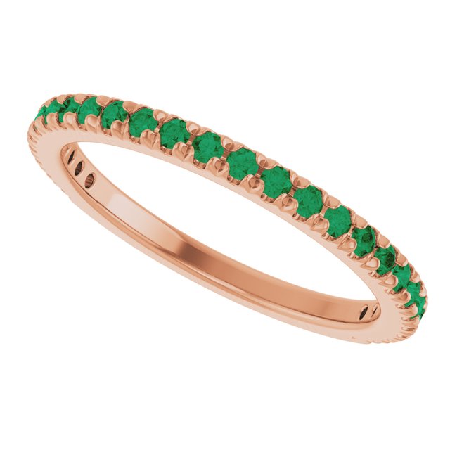 14k-rose-gold-lab-grown-emerald-french-set-anniversary-band