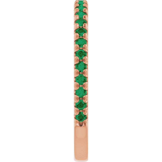 14k-rose-gold-lab-grown-emerald-french-set-anniversary-band