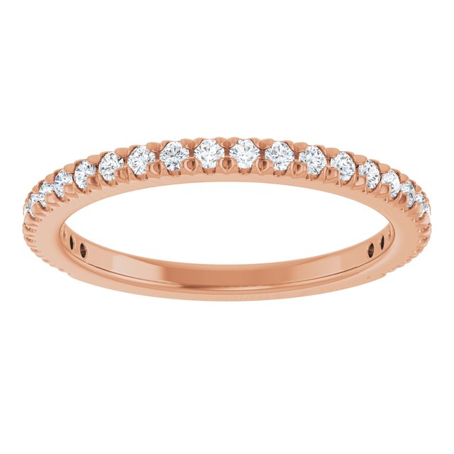 14k-rose-gold-1/3-ctw-lab-grown-diamond-french-set-anniversary-band
