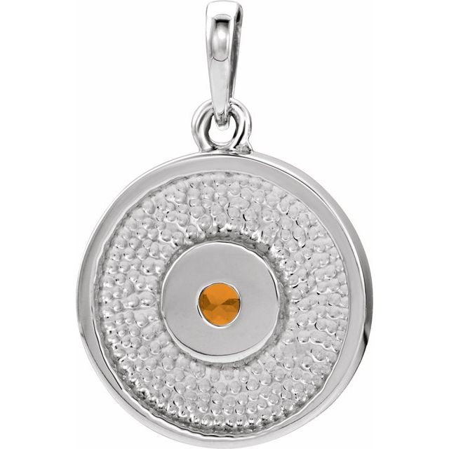 14k-white-natural-citrine-disc-pendant