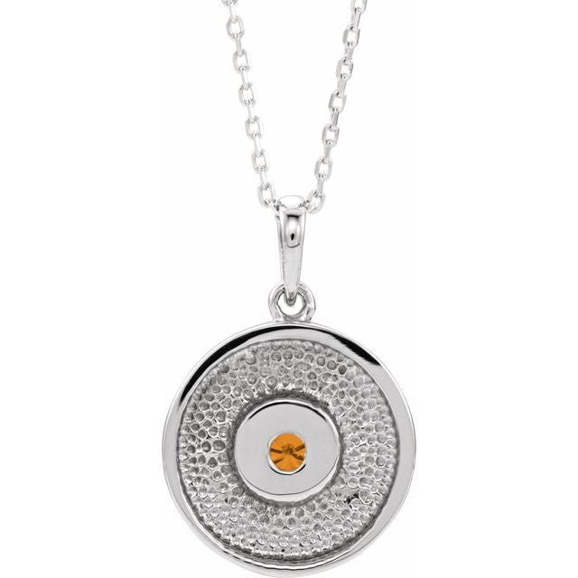 14k-white-natural-citrine-disc-16-18"-necklace