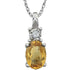 14k-white-natural-citrine-&-.02-ct-natural-diamond-18"-necklace