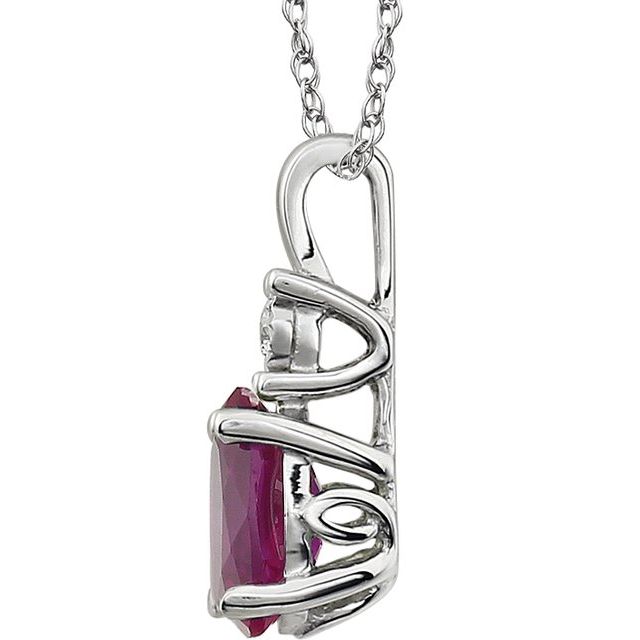 14k-white-lab-grow-ruby-&-.02-ct-natural-diamond-18"-necklace