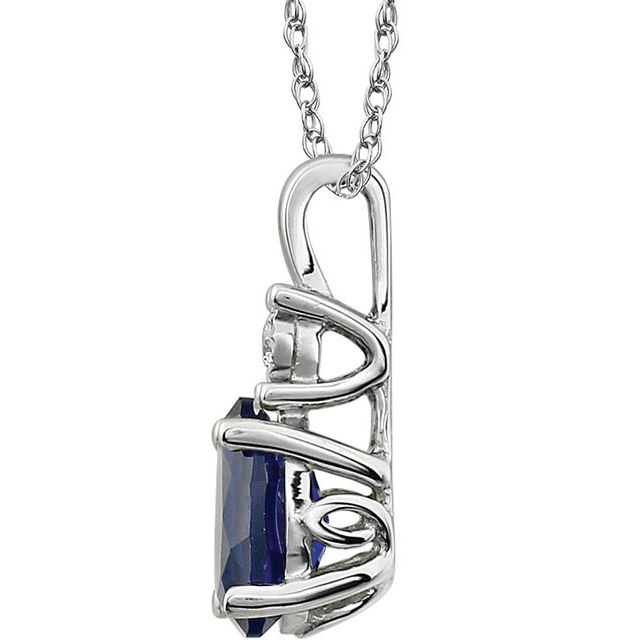 14k-white-lab-grown-blue-sapphire-&-.02-ct-natural-diamond-18"-necklace