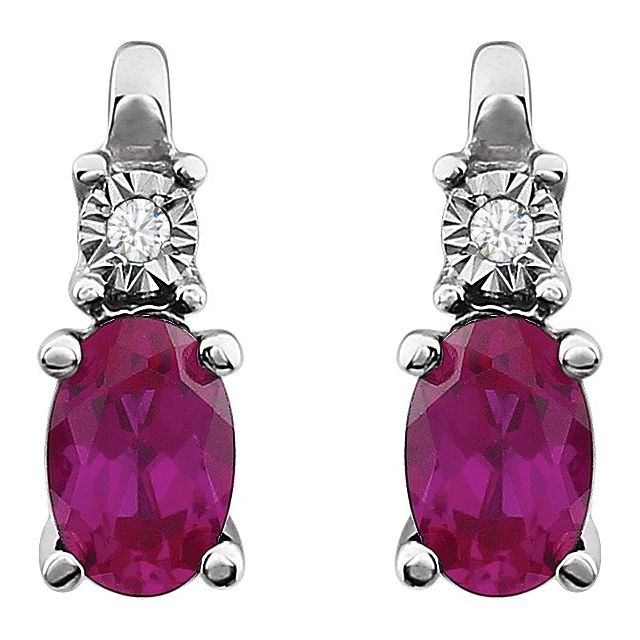 14k-white-lab-grown-ruby-&-.02-ctw-natural-diamond-earrings
