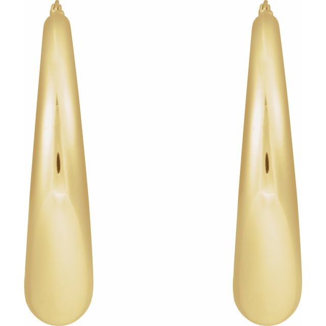 14k-yellow--electroform-puffed-hoop-earrings