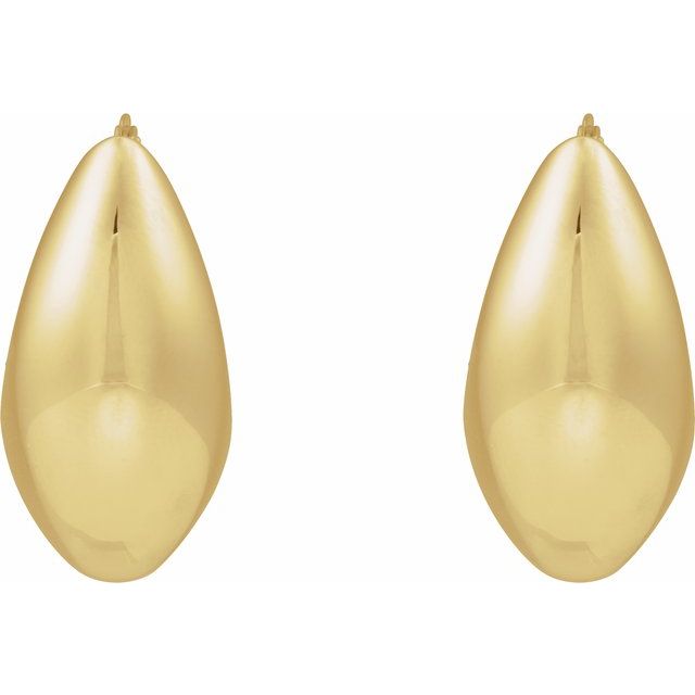 14k-yellow-electroform-tapered--hoop-earrings