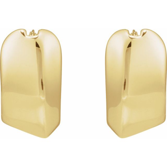 14k-yellow-electroform--puffed-hoop-earrings