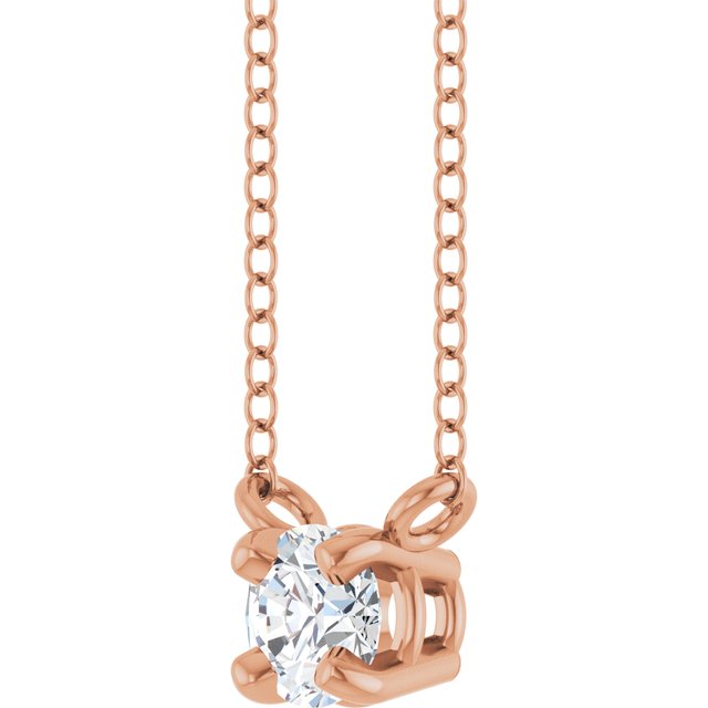 14k-rose-gold-1/6-ct-lab-grown-diamond-solitaire-18"-necklace
