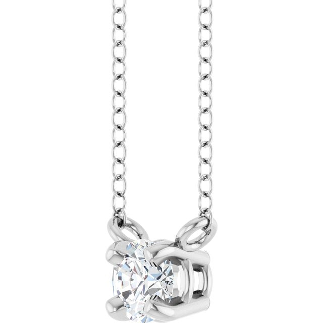 sterling-silver-1/6-ct-lab-grown-diamond-solitaire-18"-necklace