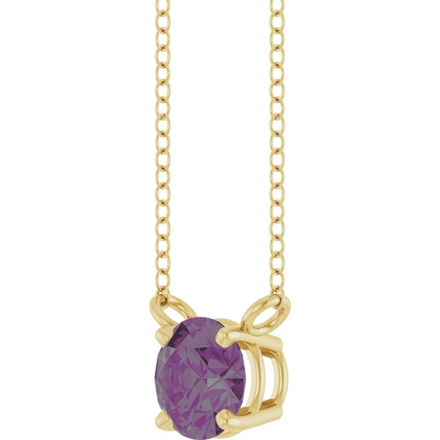 14k-yellow-gold-lab-grown-alexandrite-solitaire-18"-necklace