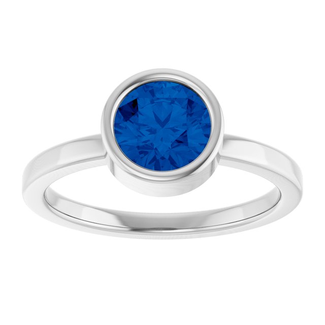 sterling-silver--lab-grown-blue-sapphire-ring