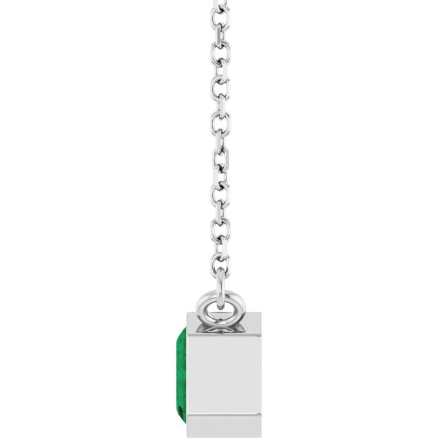 platinum-lab-grown-emerald-18"-necklace