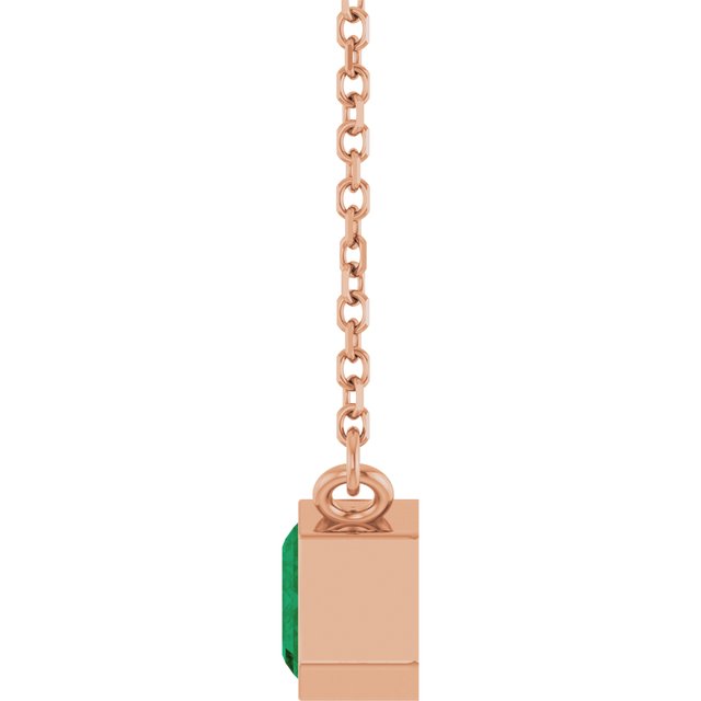 14k-rose-gold-lab-grown-emerald-18"-necklace