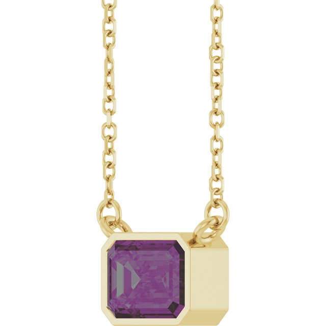 14k-yellow-gold-lab-grown-alexandrite-18"-necklace