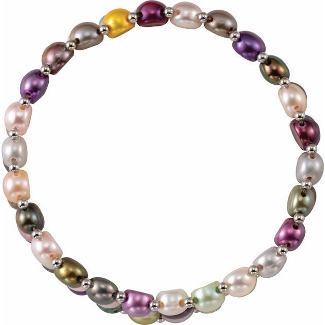 sterling-silver-cultured-multi-color-freshwater-pearl-stretch-7"-bracelet