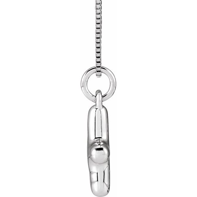sterling-silver-bubble-initial-x-18"-necklace