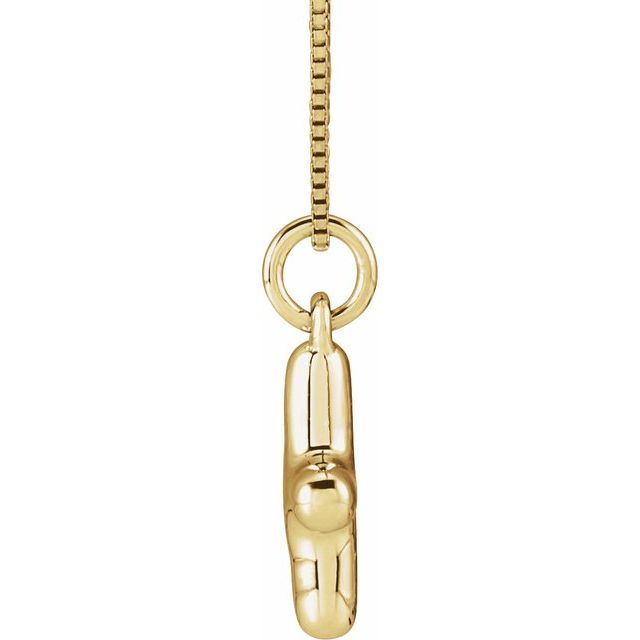 14k-yellow-gold-bubble-initial-x-18"-necklace